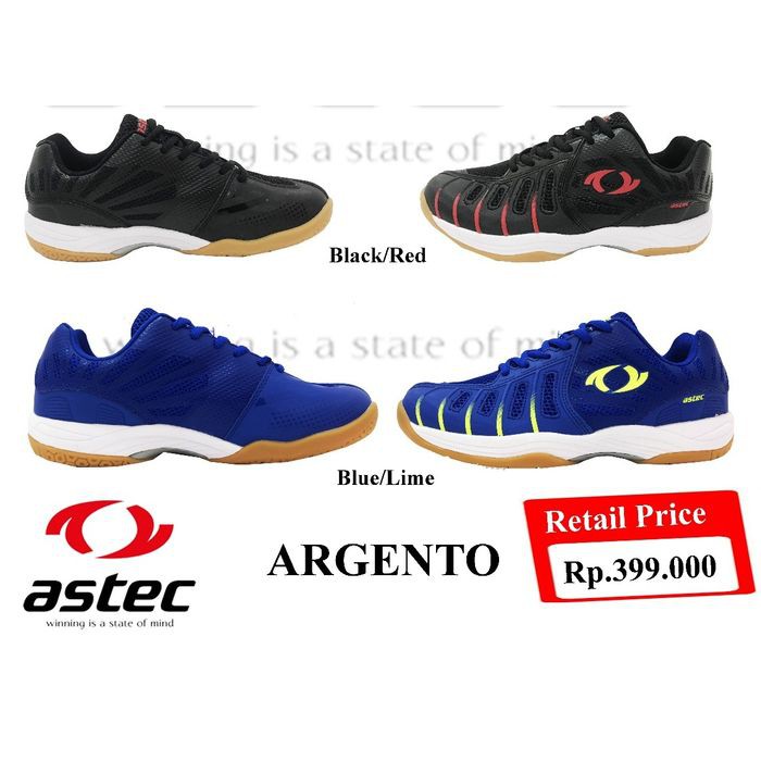Sepatu Badminton ASTEC - Argento Original