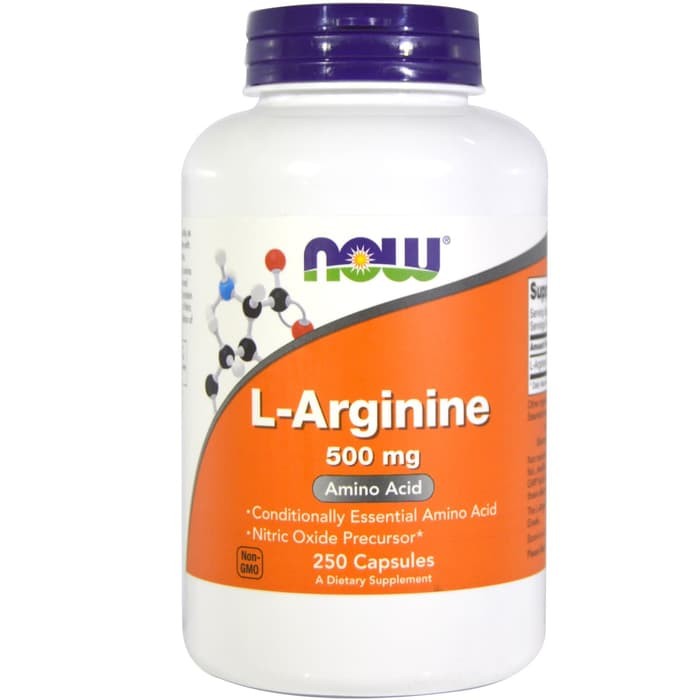 Now Food L-Arginine 500 mg (250 Cap) Now L Arginine ORI USA