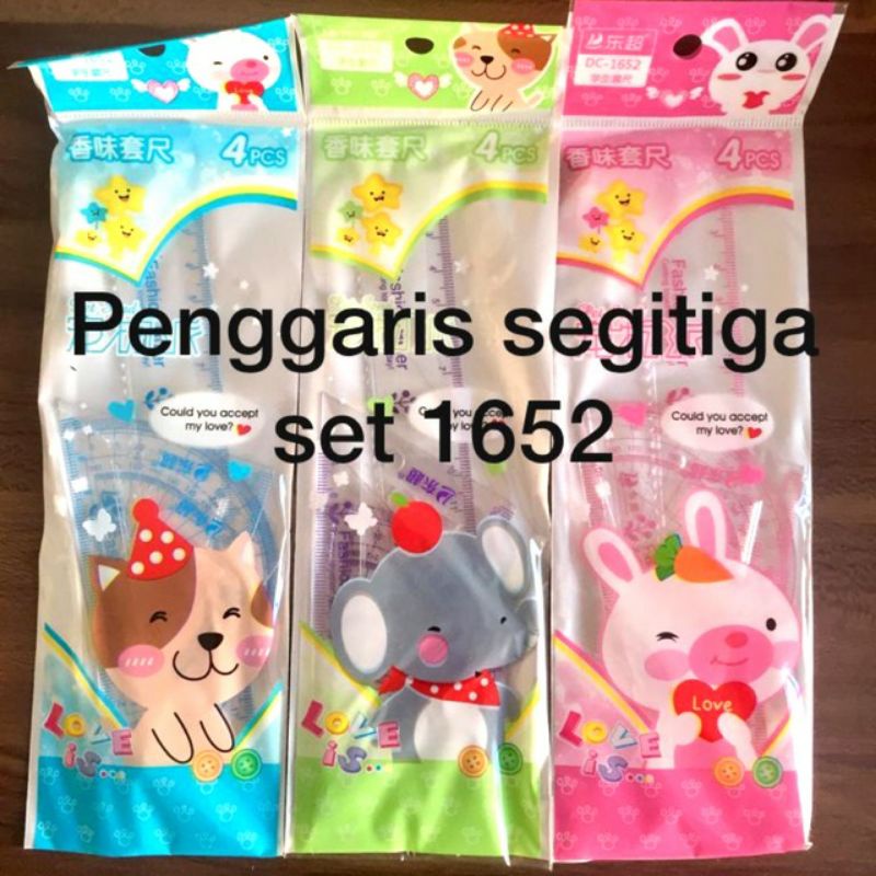 

PENGGARIS SET 4 in 1 PENGGARIS SEKOLAH PENGGARIS MURAH
