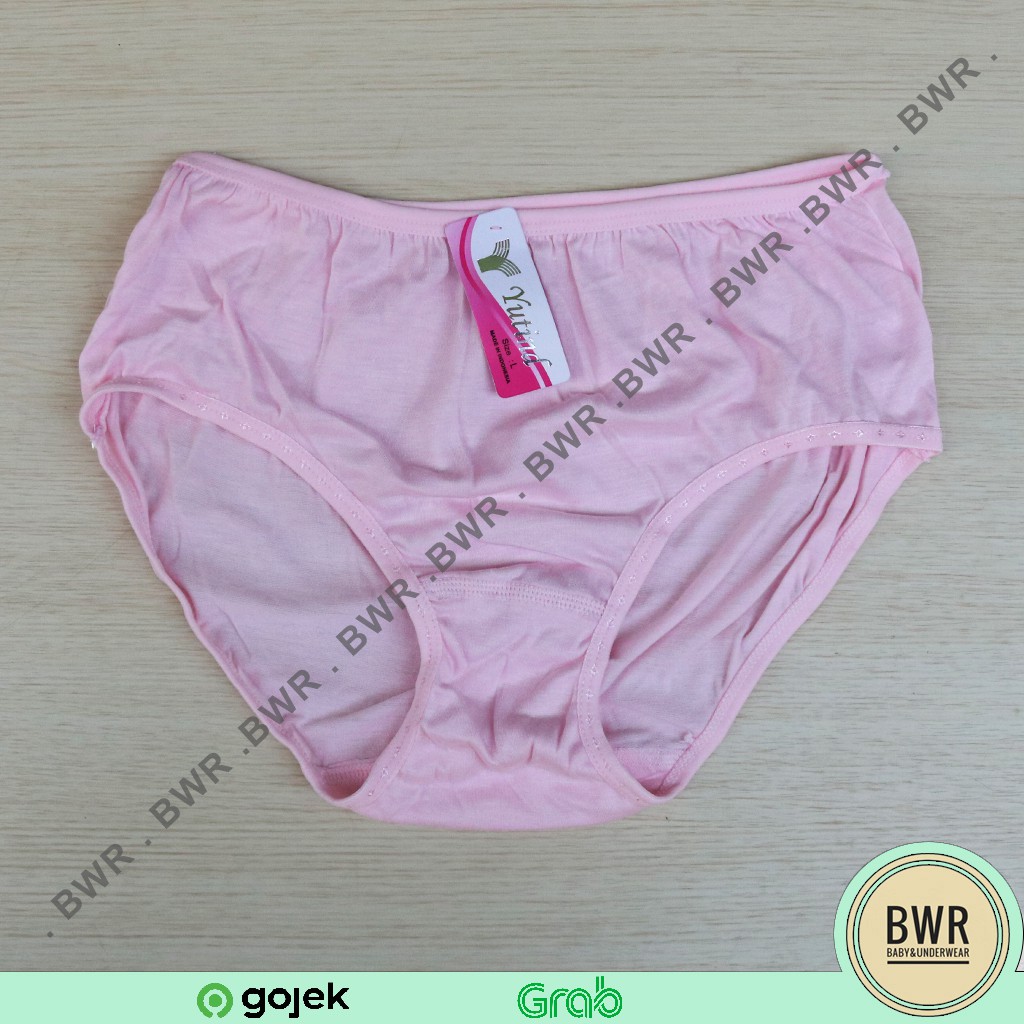 [ 6pc ] CD YUTIND 019 Warna Muda / Celana Dalam Wanita Dewasa Katun Karet Kecil - Bwr