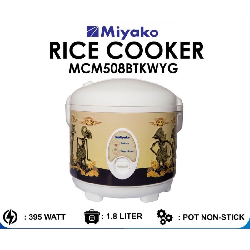 Mejikom miyako mcm508batik wayang 1,8liter