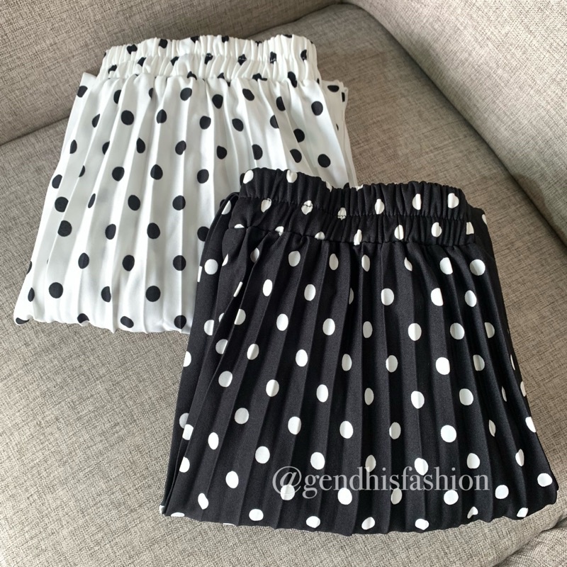 Polka Big Skirt Best Seller Terlaris Premium Allsize fit XXL