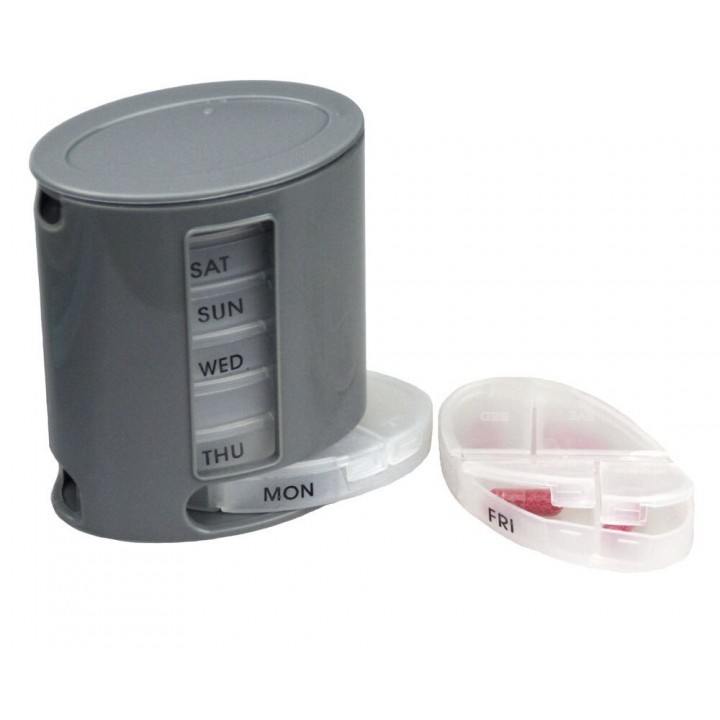 PILL PRO Organizer - 7-Day Pill Organiser with Portable Trays