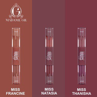 ⭐️ Beauty Expert ⭐️ Madame Gie Miss Gemini 2 in 1 Gloss n Velvet - Make Up Lipstick