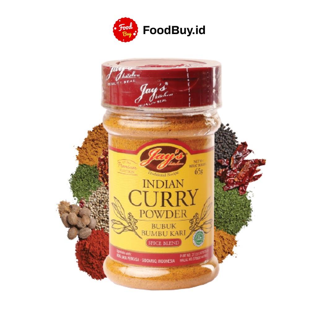 

Jay's Indian Curry Powder / Bumbu Kari Bubuk 65 gr