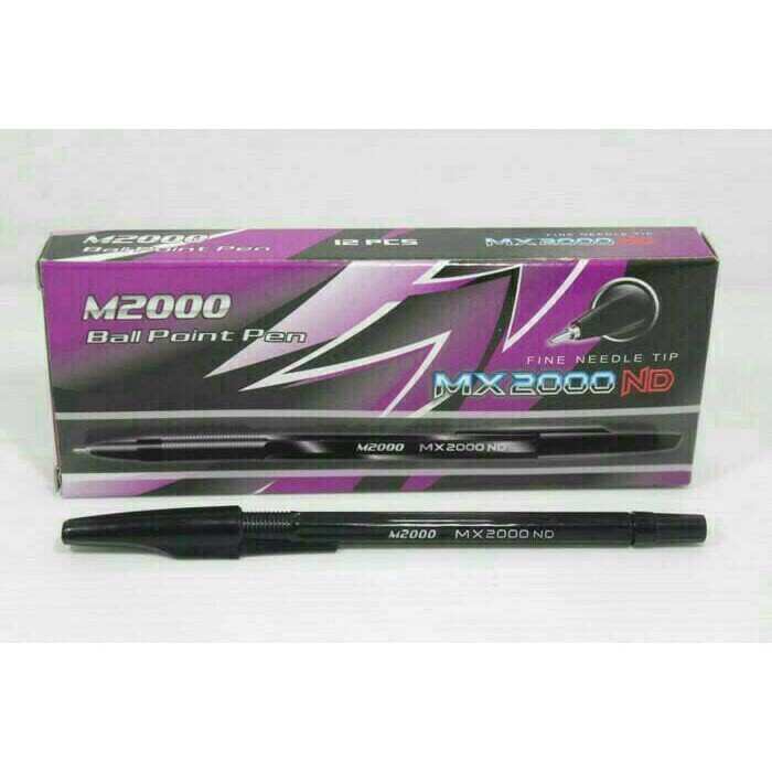 

Pulpen warna hitam MX2000