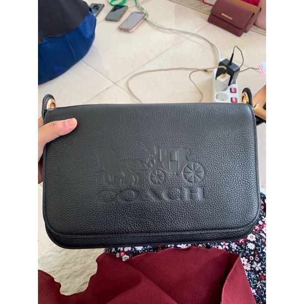 Preloved Tas Coach JES MESSENGER BLACK original