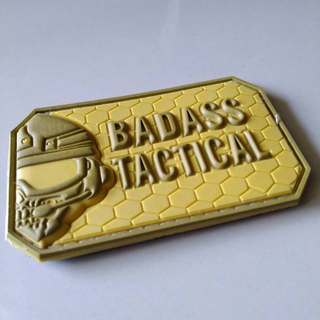 Patch rubber badass tactical