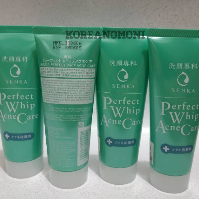 ingredients senka acne care