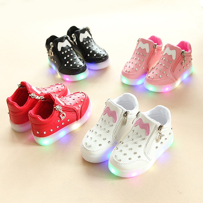 Sepatu Anak Perempuan Cewek Sekolah Olahraga Kets Sneakers Usia 1 2 3 4 5 6 7 Tahun Imp*Rt O5Z3 .. S