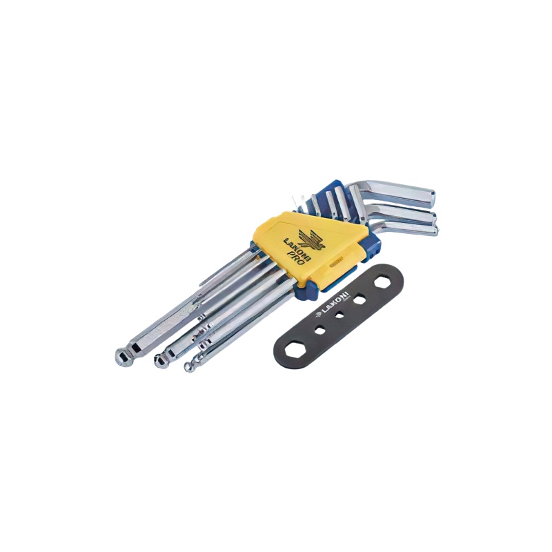 Kunci L set / Hex Key Set 9 pcs 120 Degree LAKONI PRO / JETJO TOOLS 601309