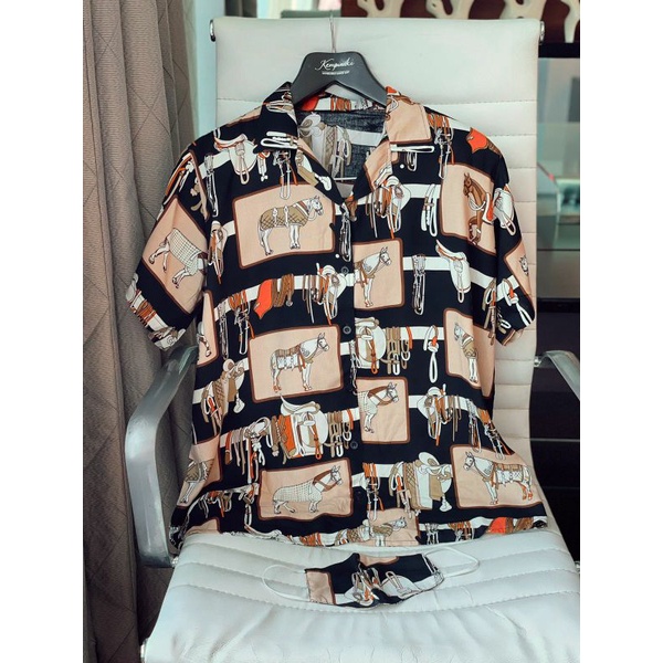 Consennso printed daily blouse