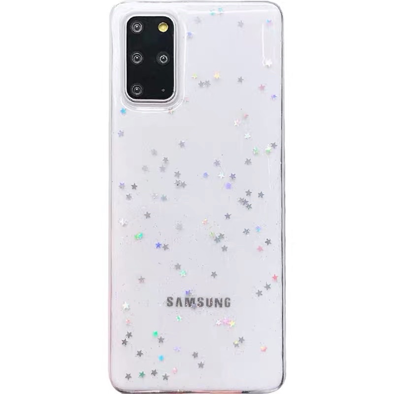 Glitter Star Case Iphone Oppo Vivo Xiaomi Samsung Huawei Realme A03s Y75 V23 S21 plus Ultra Note 10 20 S20 S10