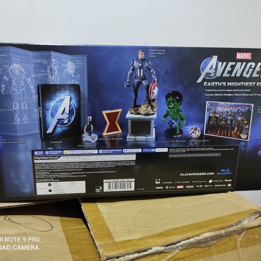 PS4 Marvel Avengers Earth's Mightiest Collector's Edition