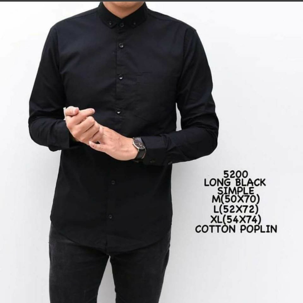 Kemeja Lengan Panjang Pria | Bastian | Hem Cowo Kasual Fashion Pria Dewasa