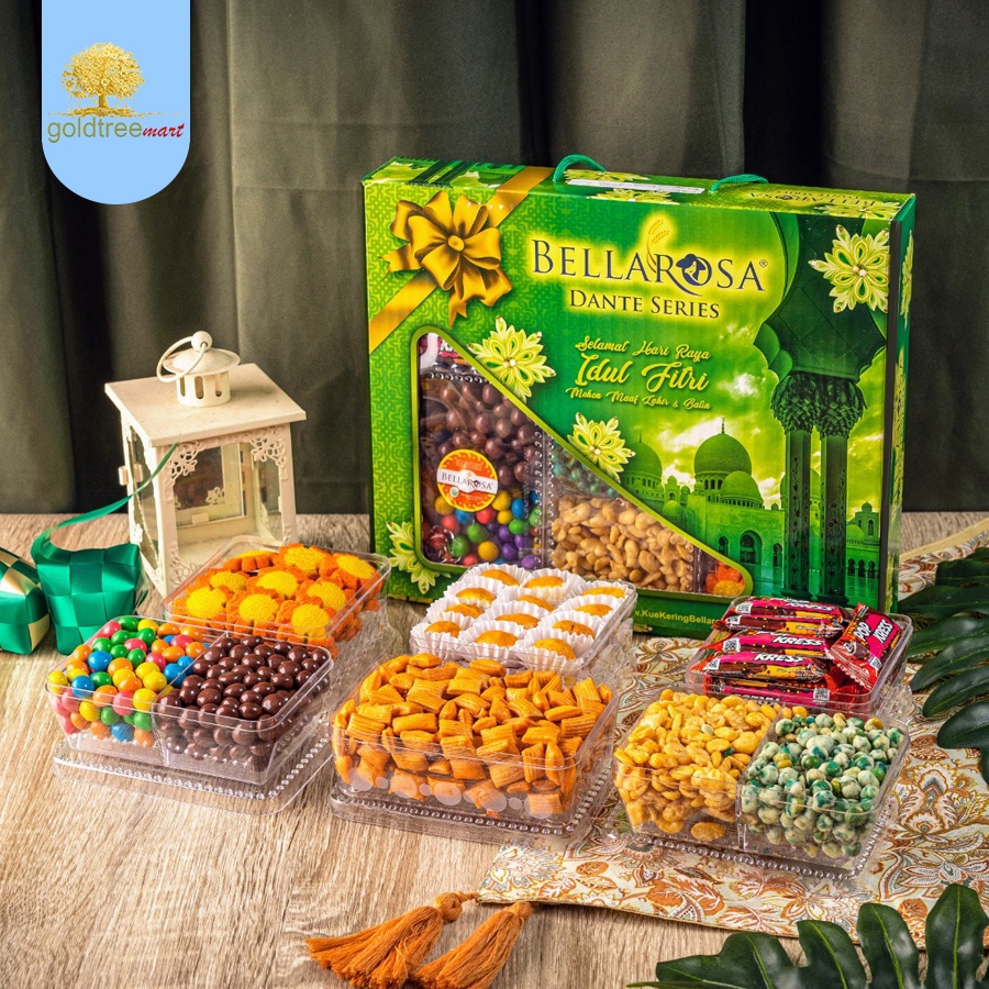 

[ Kue Lebaran ] Bellarosa Dante Series 6 Toples ( Gratis Bubble Wrap )