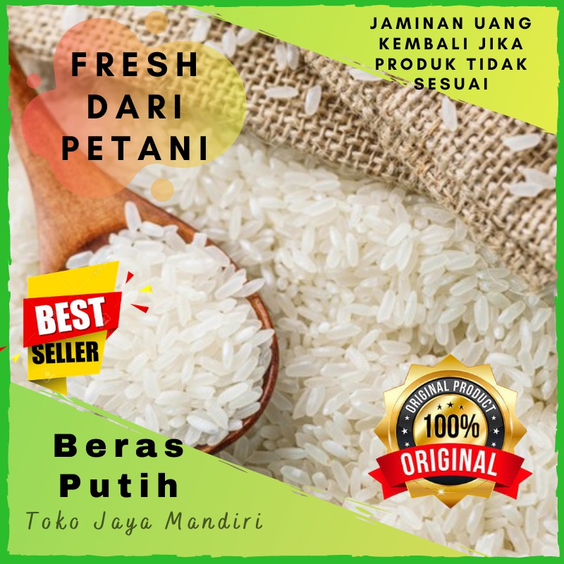 

Beras punel, putih 500gr / beras pulen / hasil panen sendiri