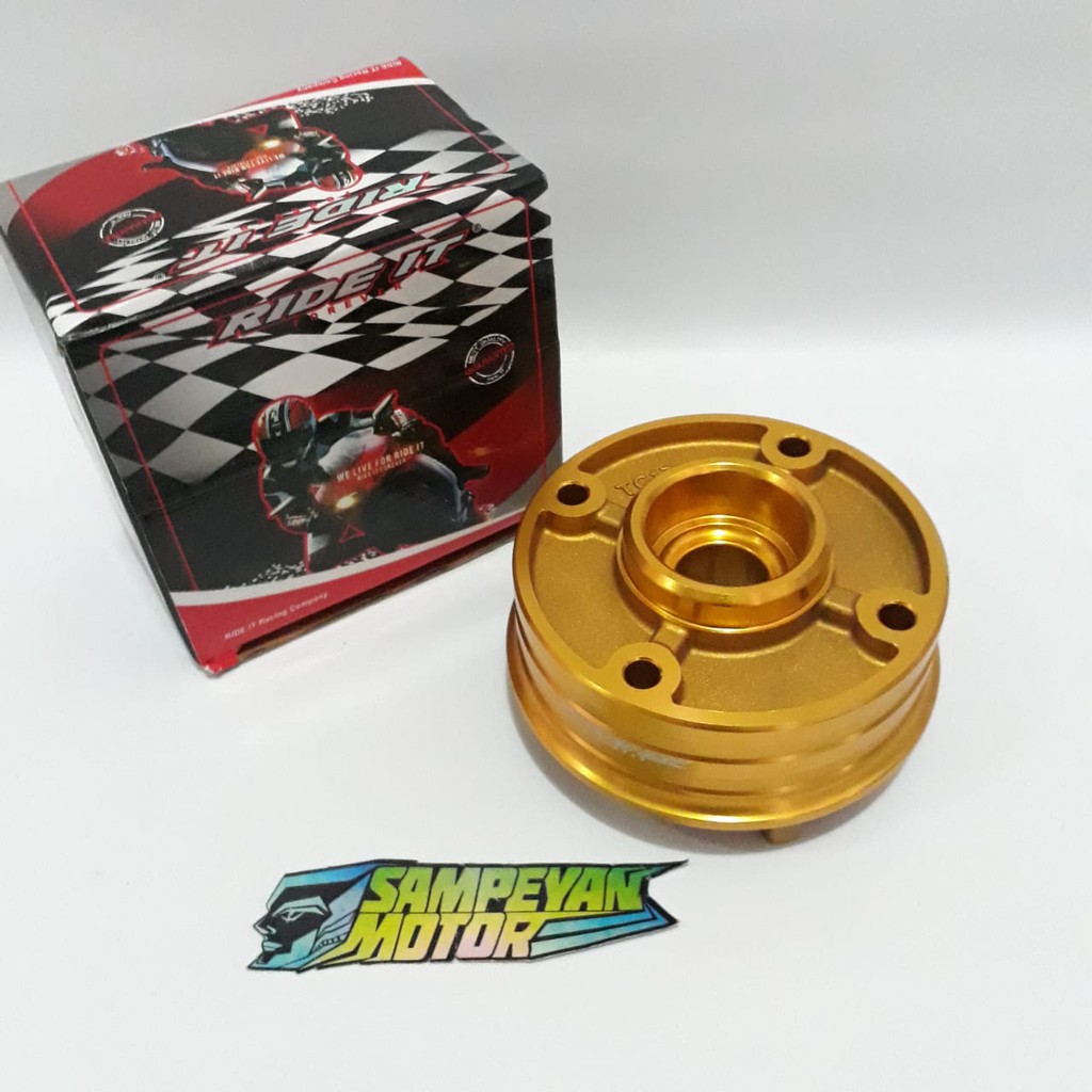 Nap Dudukan Tatakan Tempat Gir Ger Gear Suzuki Satria F FU 150 CNC Ride It Gold