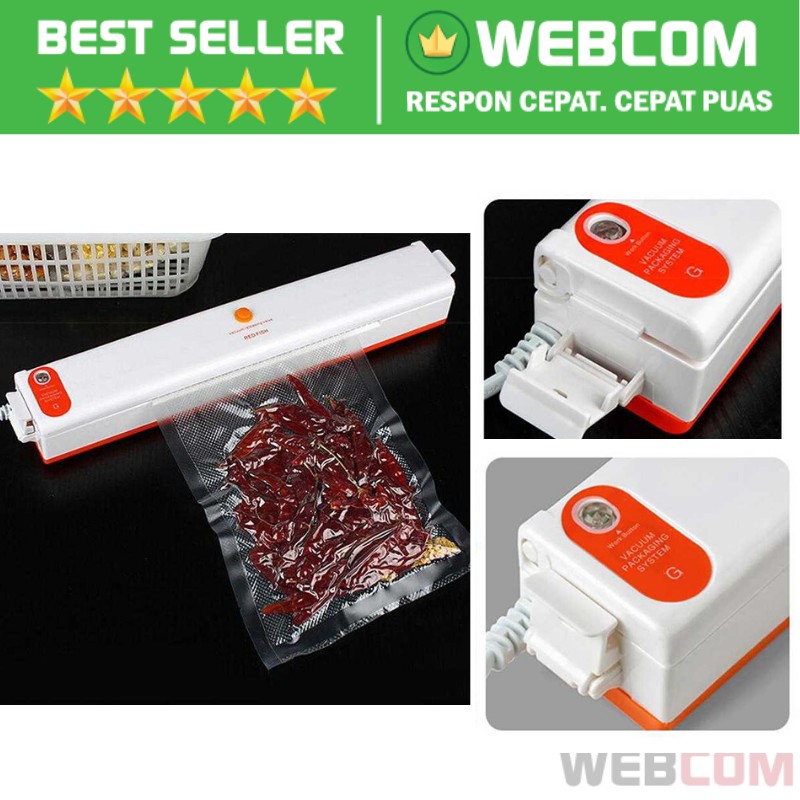 Pompa Vacuum Sealer Makanan Food Packing Sealer Alat Vacuum Pembungkus Makanan Kedap Udara Shopee Indonesia