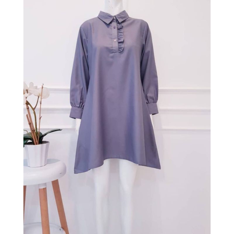 Maura Tunik Katun Toyobo Premium-Atasan wanita tunik