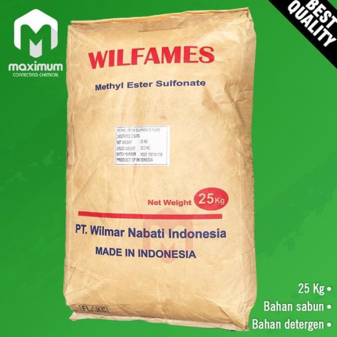 

Mes Flake Wilfames /Surfaktan Nabati/Methyl Metyl Ester Sulfonate 25Kg