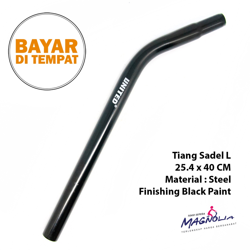Tiang Sadel Jok Sepeda BMX Minion Model L Seatpost 25.4 Panjang 40 CM Komponen Sepeda BMX