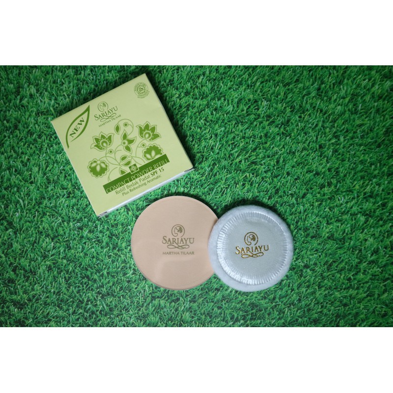 [Spesial Promo] [Kemasan Baru] SARIAYU Compact Powder Refill/ Refill Bedak Padat SPF 15