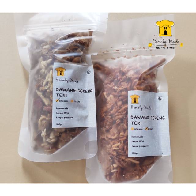 

Bawang goreng teri 100gr ORIGINAL / PEDAS