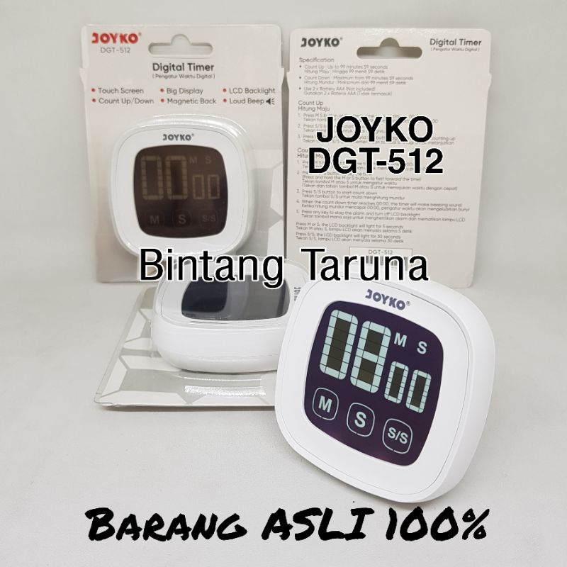 Digital Kitchen Timer JOYKO Timer Dapur JOYKO Pengukur waktu JOYKO Timer Digital