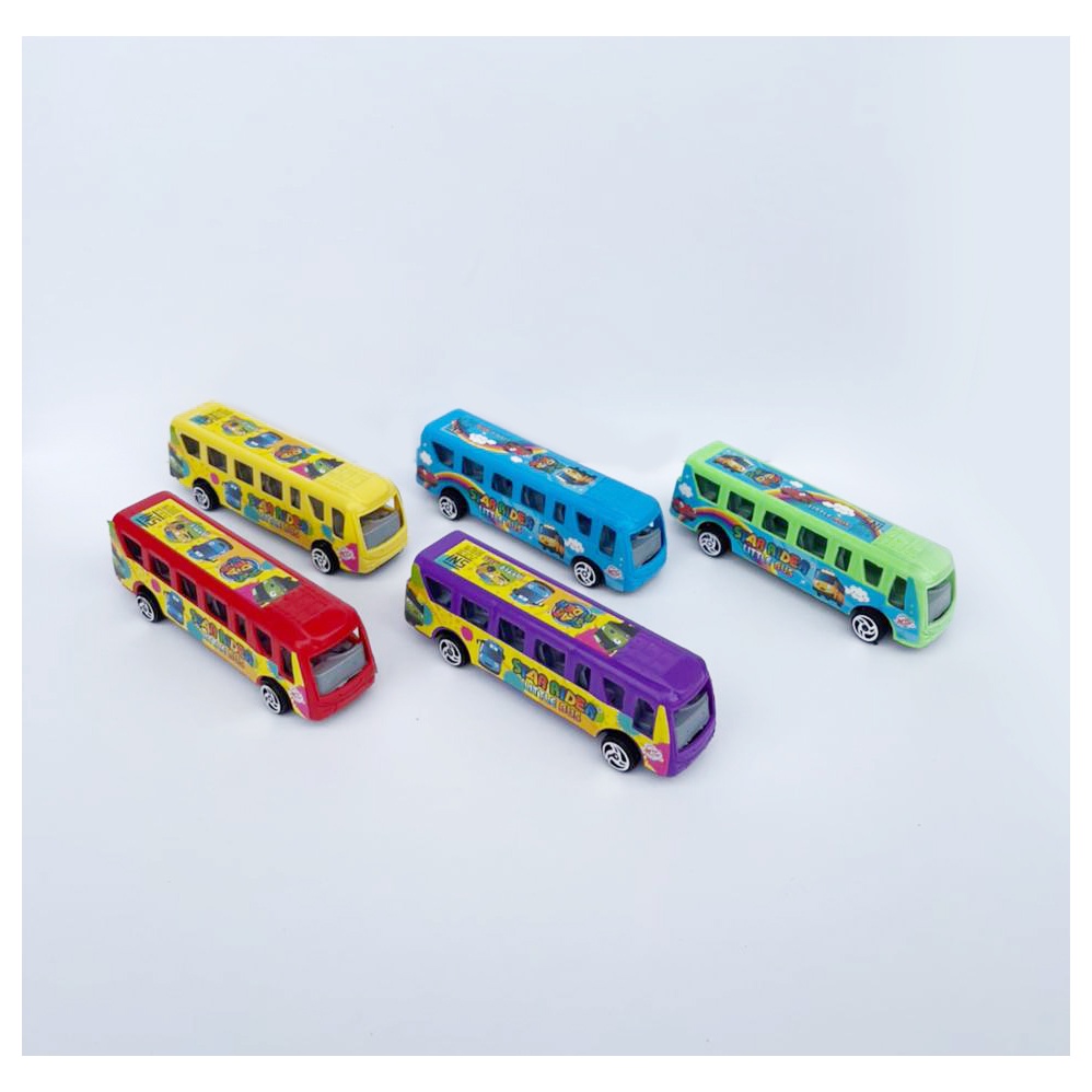 Edufuntoys - LONG LITTLE BUS pulback/ tayo bus panjang/ mainan mobil mobilan/ little bus/ mobil tayo/ mainan anak laki laki-3