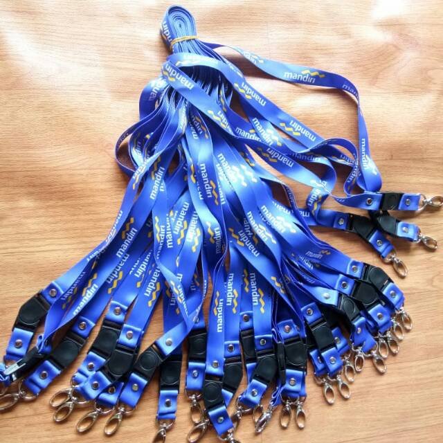 

Tali id card bank mandiri / lanyard mandiri
