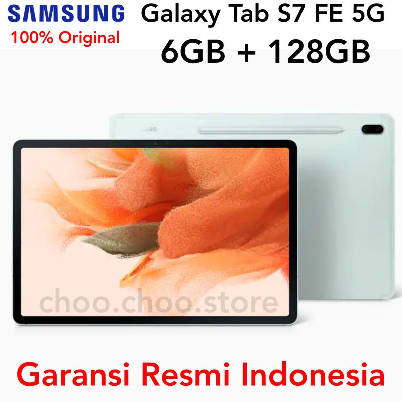 Samsung Galaxy TAB S7FE 5G Garansi Resmi S7 FE Tablet 12.4" TabS7