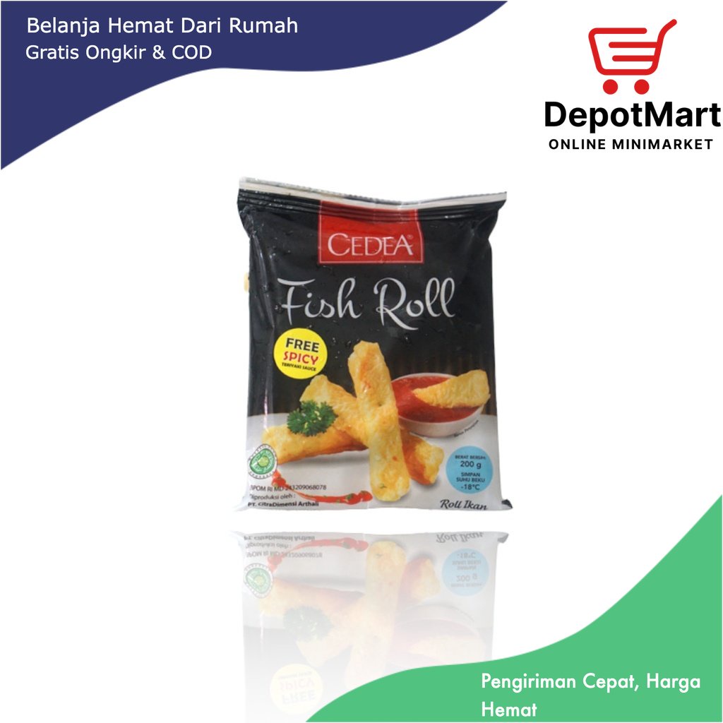 

Cedea Fish Roll 200gr Roll Ikan Olahan