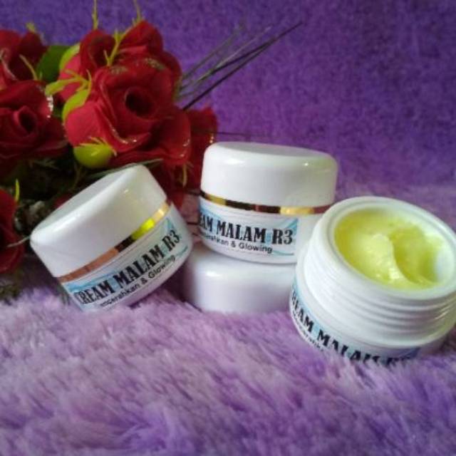 Cream Malam R3 / Pencerah / Krim extra glowing