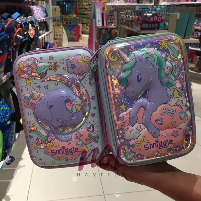 

Smiggle pencil case - 3 zipper original