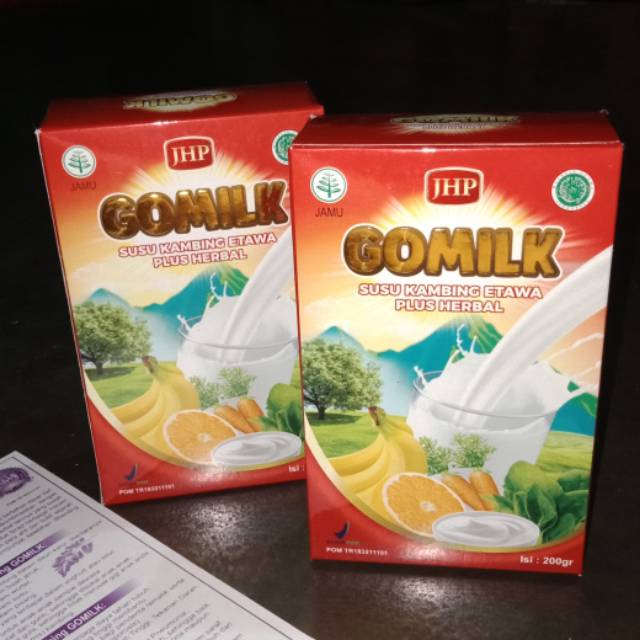 

Susu Kambing Etawa Plus Herbal / GOMILK ORIGINAL BPOM - Susu Bubuk / Susu Kambing Bubuk