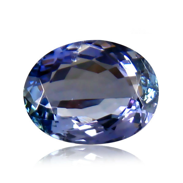 Certified VVS Oval 2.03ct 9X7mm Natural Bluish Violet TANZANITE Tanzania TZ131