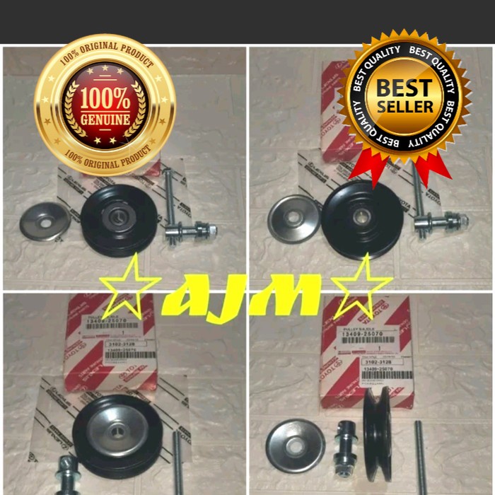 Puly puli pulley ac tensioner kijang 5k kijang super Ori Orisinil Original