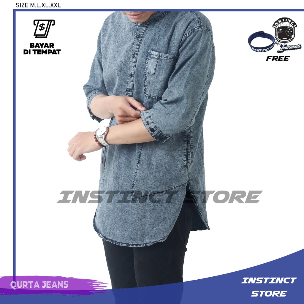 M-L-XL-XXL BAJU KOKO / BAJU MUSLIM / KURTA JEANS KEREN