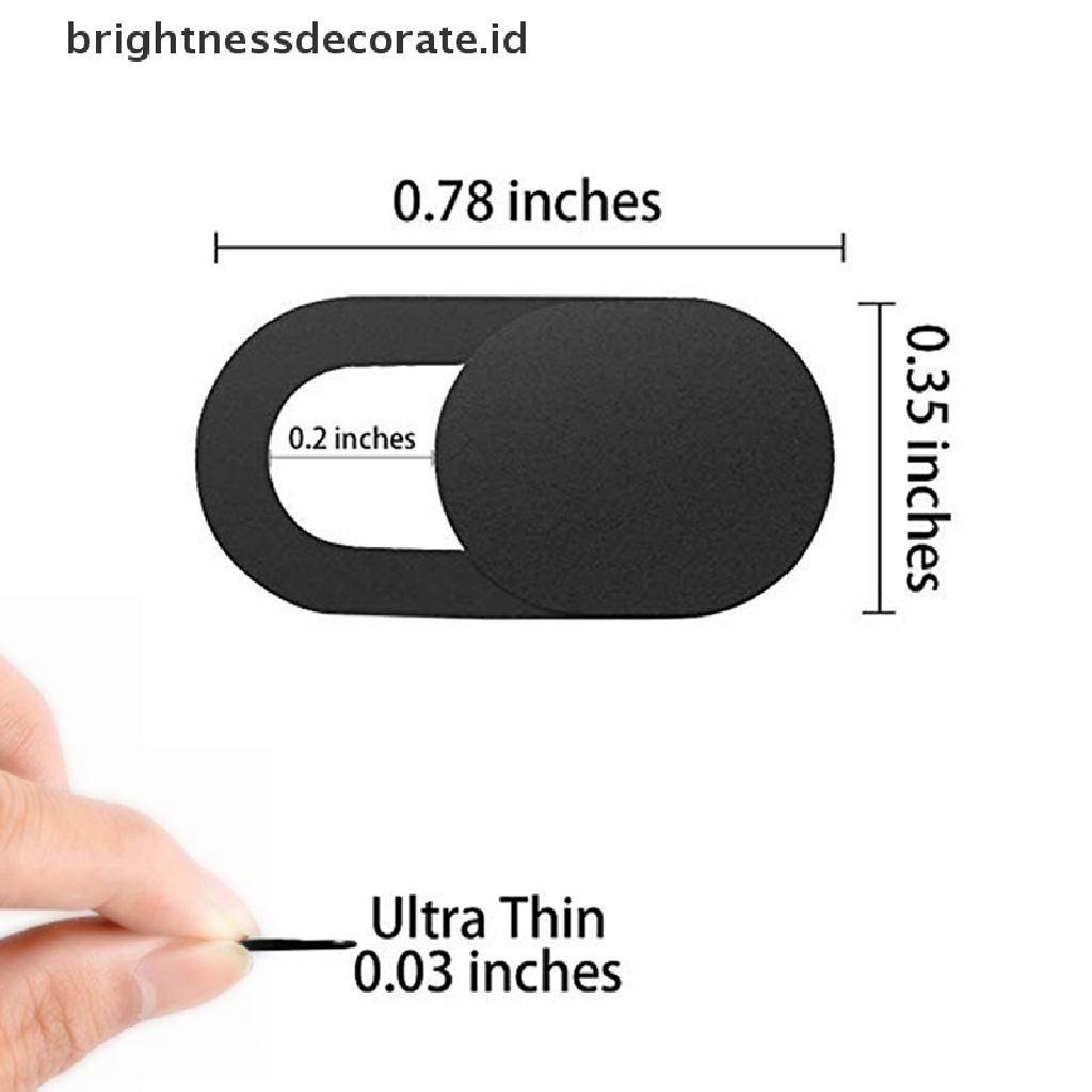 (birth) Cover Pelindung Lensa Kamera Webcam Model Geser Untuk Laptop / Handphone