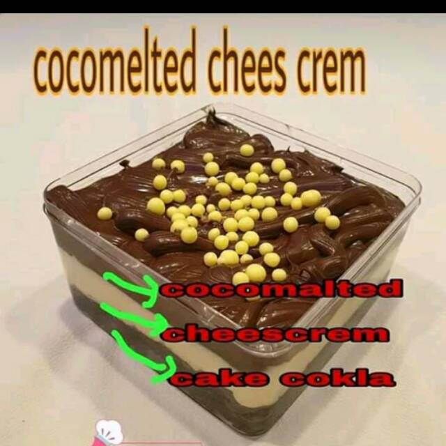 

Chocomelted cheese cream