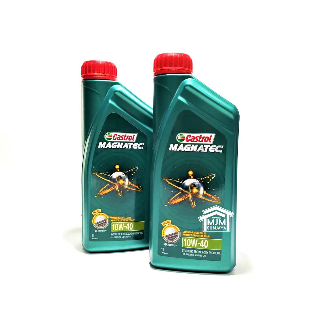 Oli Mesin Castrol Magnatec SAE 10W-40 Bensin Diesel 1 Liter 1000 mL Kemasan 1 Liter Botol