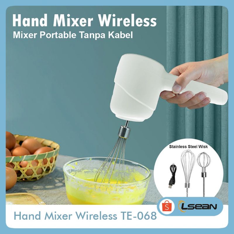 HAND MIXER WIRELESS |BLENDER TANGAN PENGOCOK TELUR ELEKTRIK ORI VIPOO