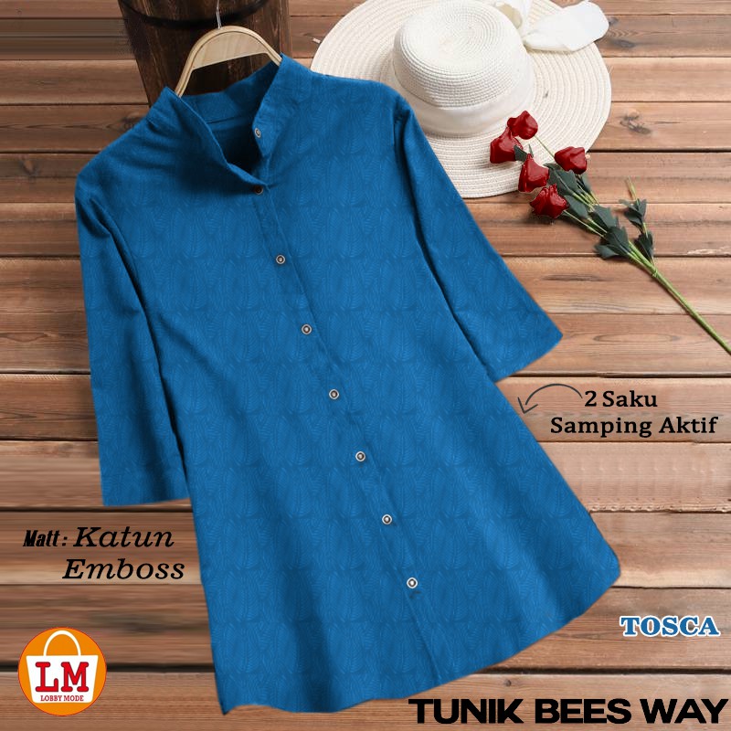 Baju Tunik Wanita TERBARU TERMURAH TERLARIS LMS 19444 19447 19450 BEES