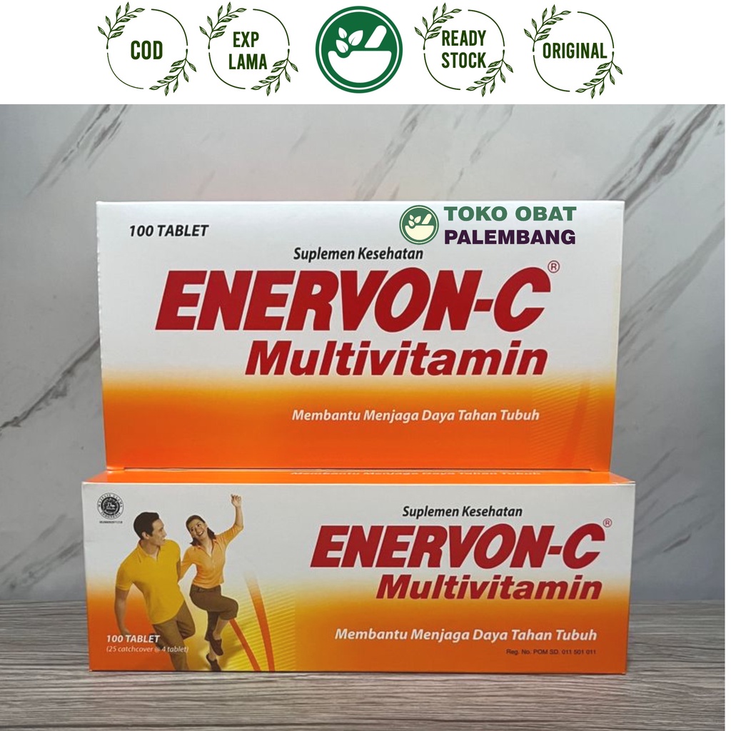 1 BOX ENERVON C STRIP ISI 100TABLET ENERVON-C STRIP BOX MULTIVITAMIN ENERVONC STRIP VITAMIN C VITAMI