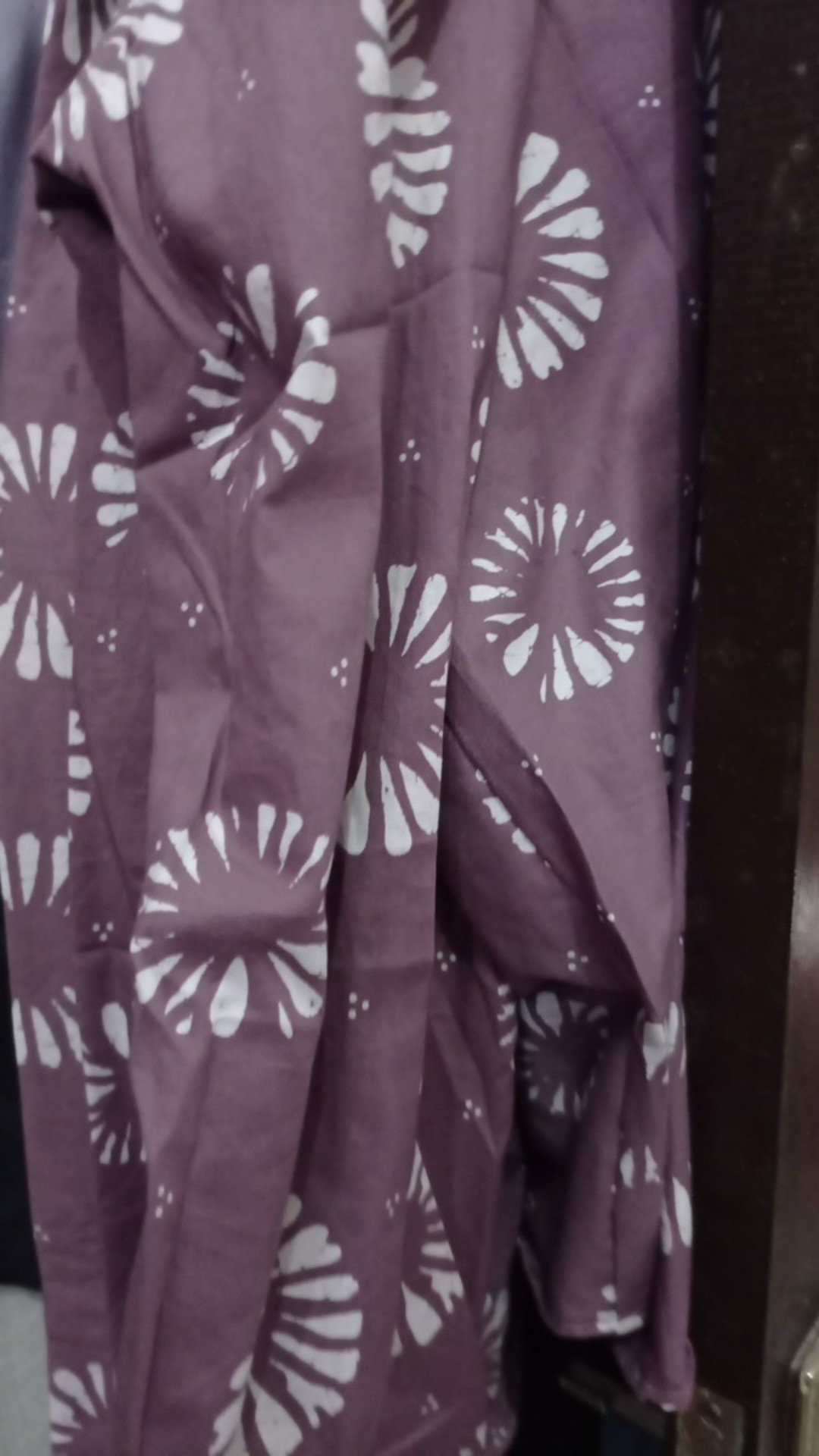 Asta Sibori Kemeja Batik Pria Lengan Panjang Slimfit Katun Printing Hem Baju Seragam Kantor Modern