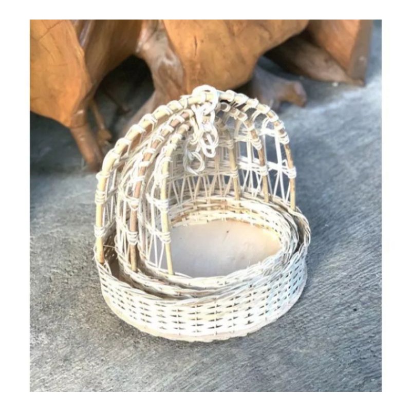 

keranjang hantaran rotan/keranjang rotan ayun