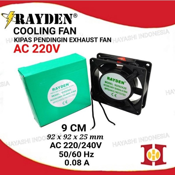 Cooling Fan AC 220V Kipas Fan Internal Fan Cooler