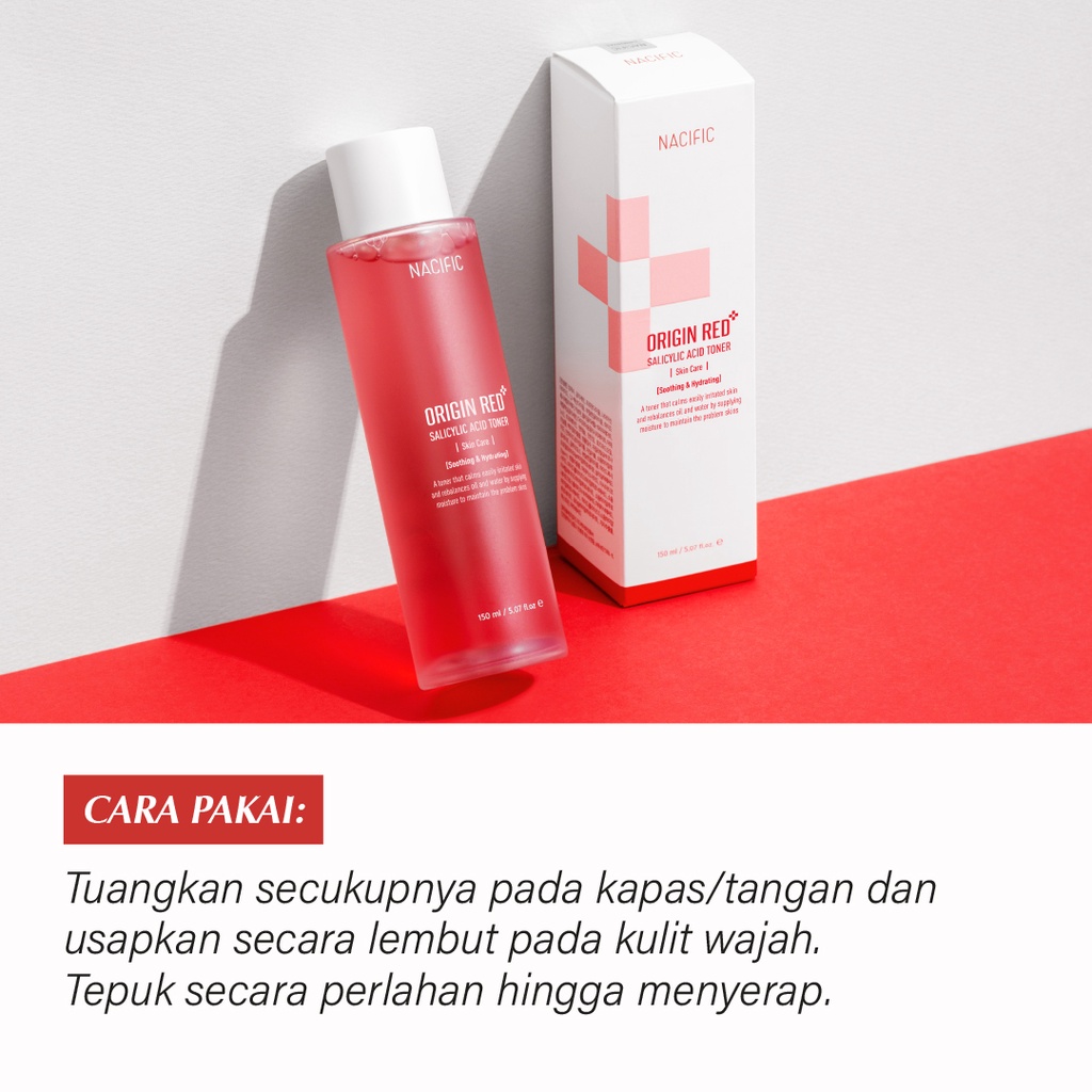 [NACIFIC] Origin Red Salicylic Acid Toner Skin Care 150ml-6