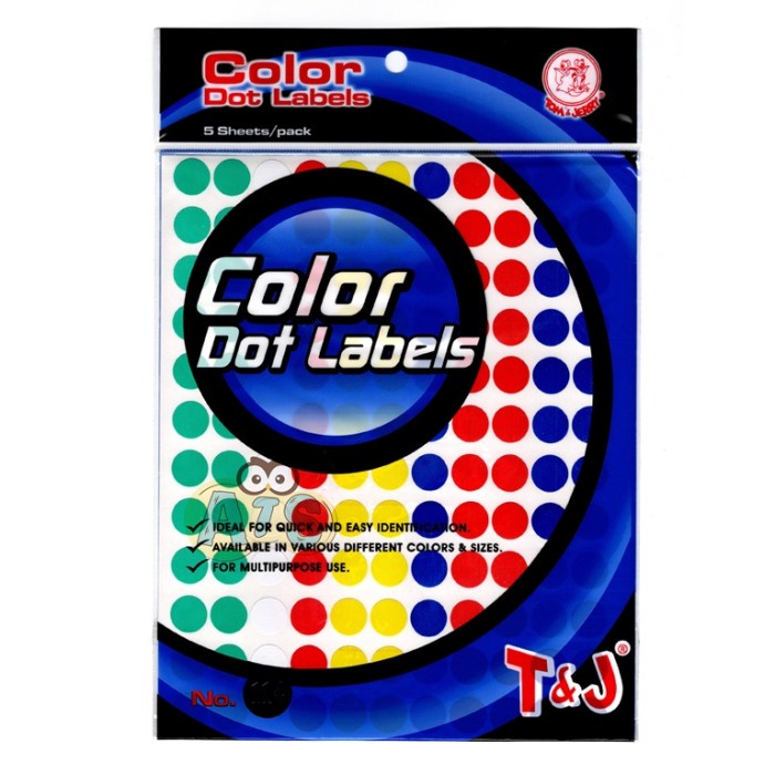 

Label Tom&Jerry 114 Color Dot Labels